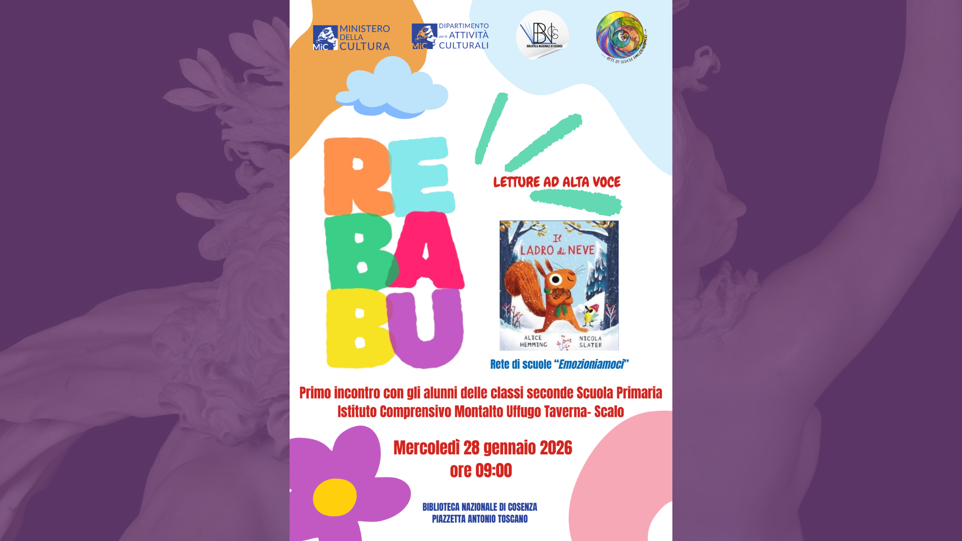 Rebabu Books alla Biblioteca Nazionale di Cosenza